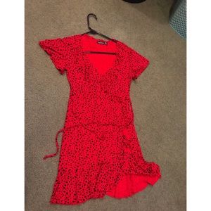 Boohoo Dalmatian Dress